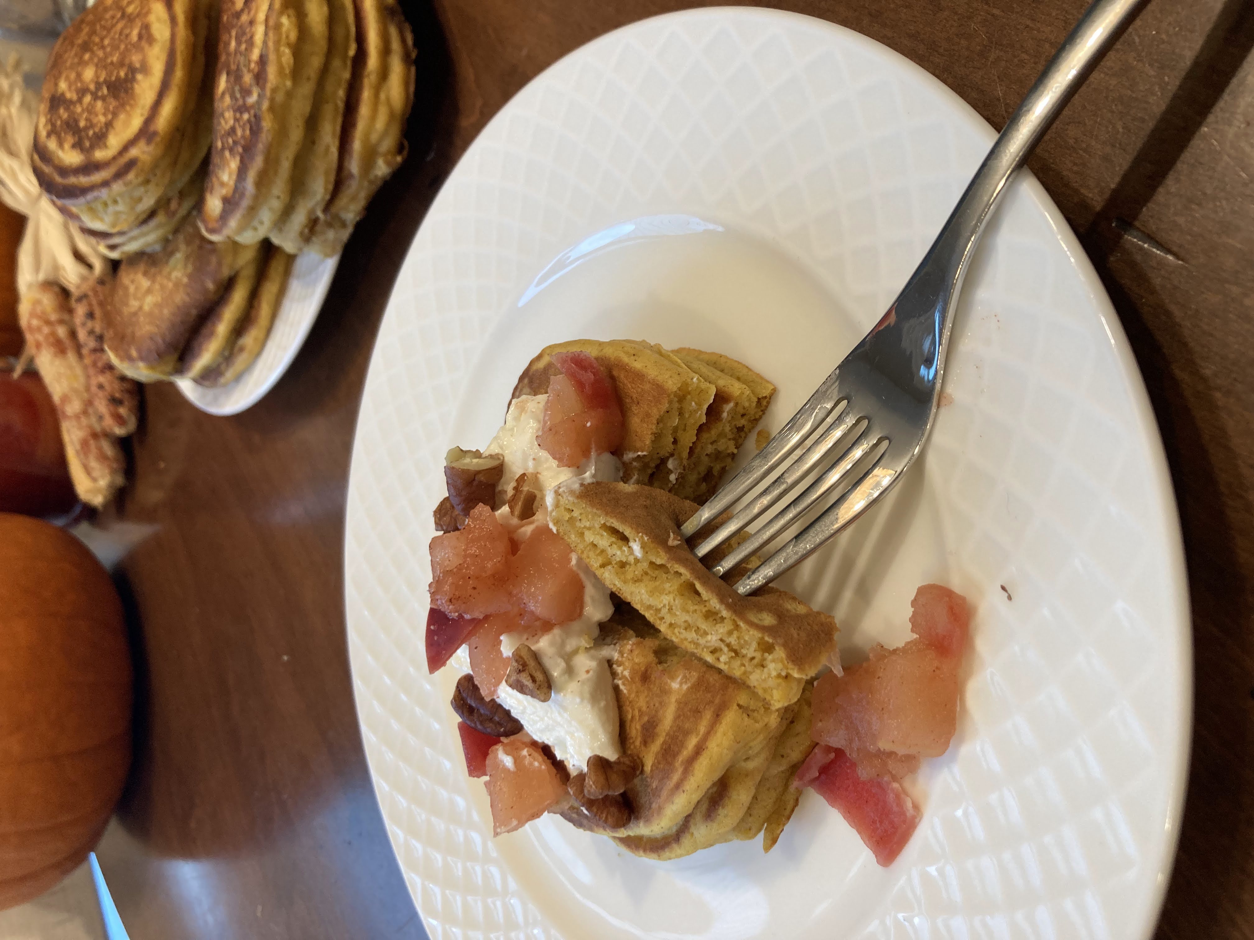 Fluffy Pumpkin Pancakes